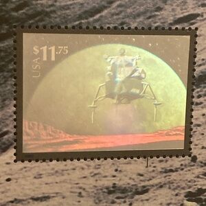USPS Landing on the Moon Stamp